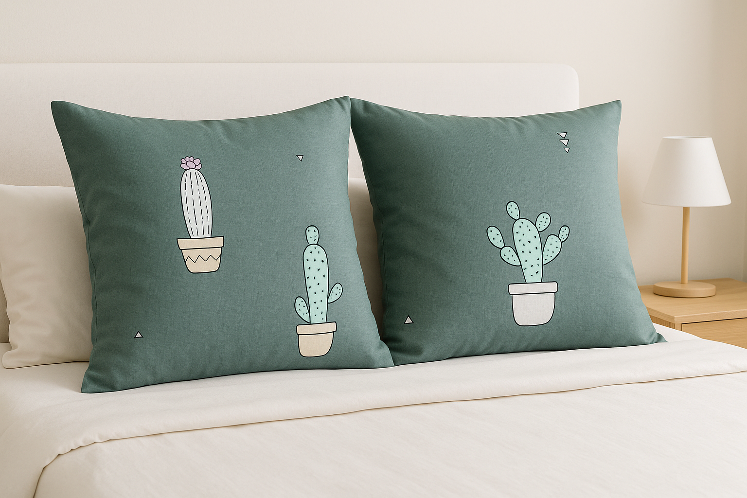 Наволочки HOME Cactus из бязи 70х70 см 2 шт. (G-2305Cac/x70)