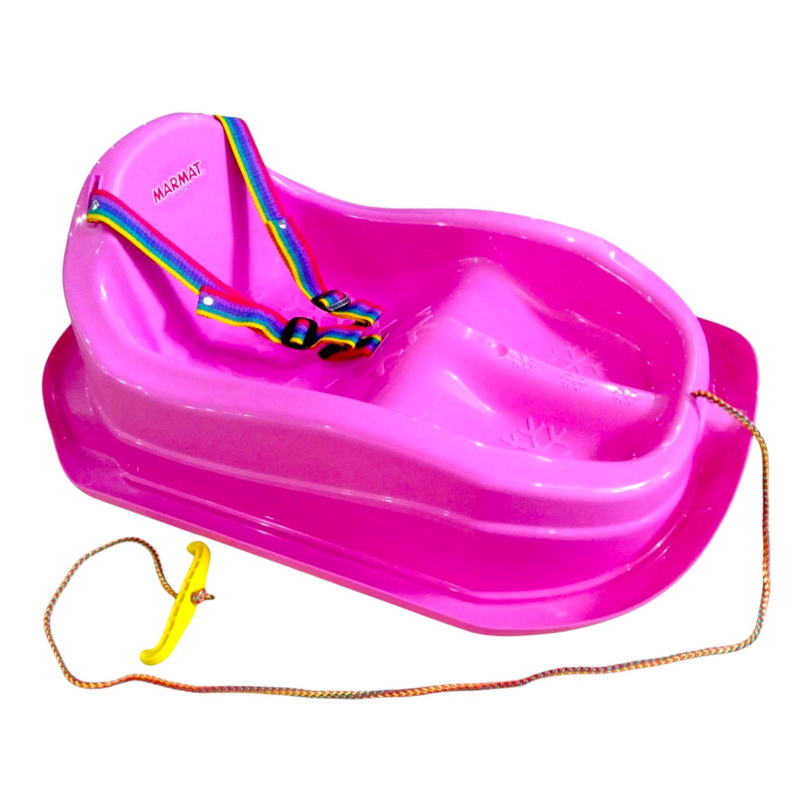 Санки-снігокати дитячі Marmat Mini Рожевий (11090) - фото 2 Санки-снігокати дитячі Marmat Mini Рожевий (11090) - фото 2