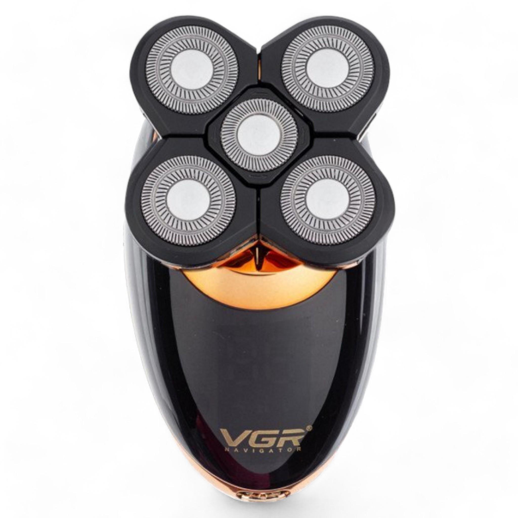 Електробритва VGR V 316 роторна акумуляторна водонепроникна з плаваючими ножами 5в1 (Е_VGR/V 316)