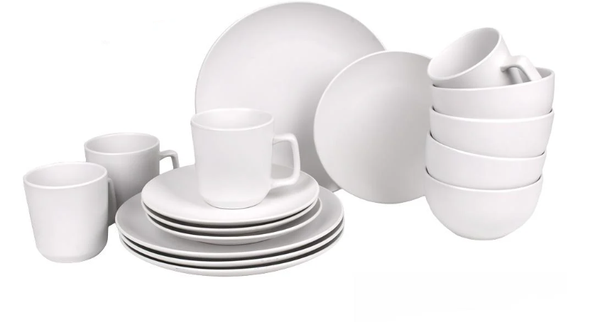 Набор столовой посуды 16пр. (тарелка 26/20см, пиала 14см, чашка 420мл) (MC5572)
