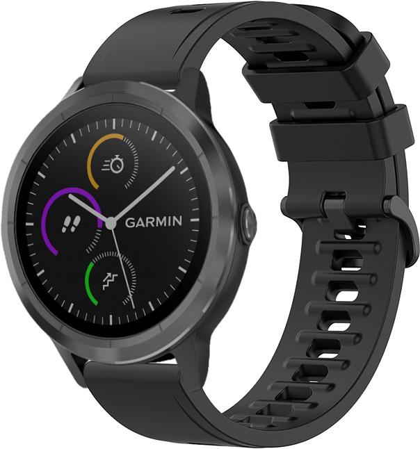 Ремінець Convex для Garmin Vivoactive 3 Black 20 мм (18458)