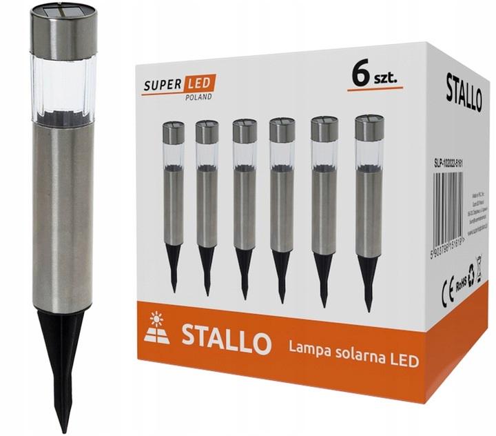 Садовый светильник столбик на солнечной панели SuperLED Stallo 6 шт. (10480)
