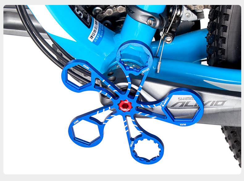 Ключ для вилки велосипеда Toopre 5d1 алюміній - фото 8