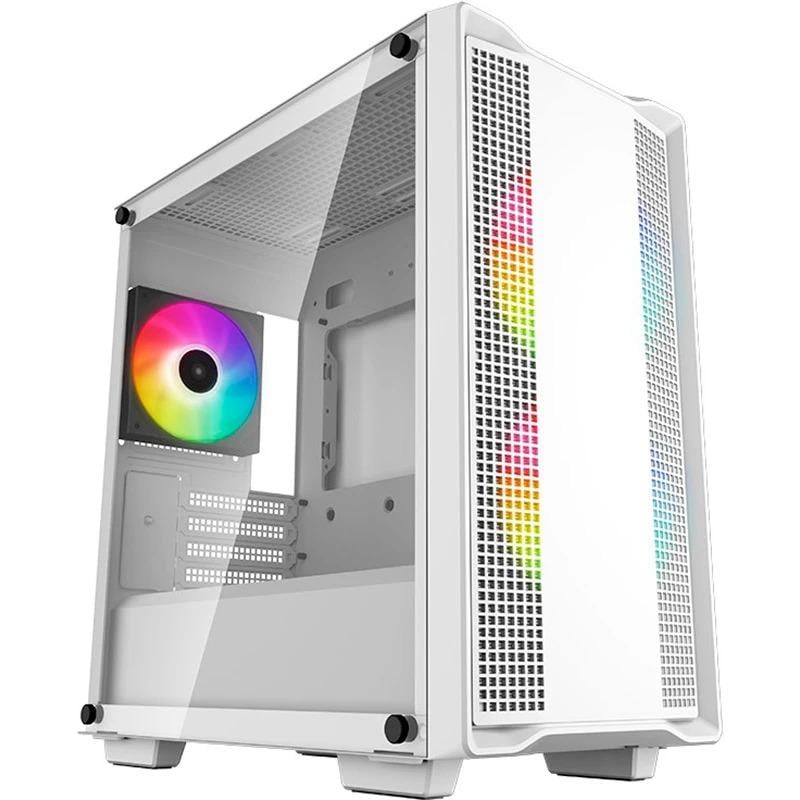 Корпус для ПК Deepcool CC360 ARGB Mini-Tower PSU MicroATX/Mini-ITX White (R-CC360-WHAPM3-G-1)