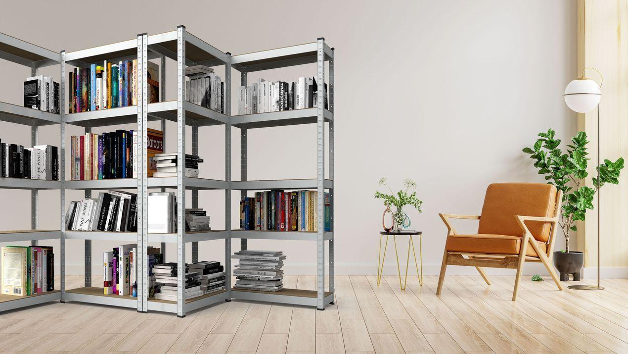 Стелаж Меткас SL Бюджет ОМ 150 кг/полицю 5 полиць МДФ оцинкований металевий 1800x1200x600 мм (2750944387) - фото 6 Стелаж Меткас SL Бюджет ОМ 150 кг/полицю 5 полиць МДФ оцинкований металевий 1800x1200x600 мм (2750944387) - фото 6