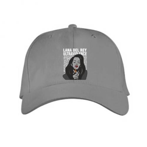 Кепка Lana Del Rey Ultraviolence newspaper Серый (15764695-4-193941)