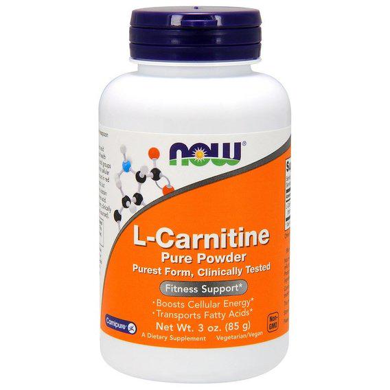 Карнітін NOW Foods L-Carnitine Pure Powder 3 oz 85 г 89 порцій NF0217