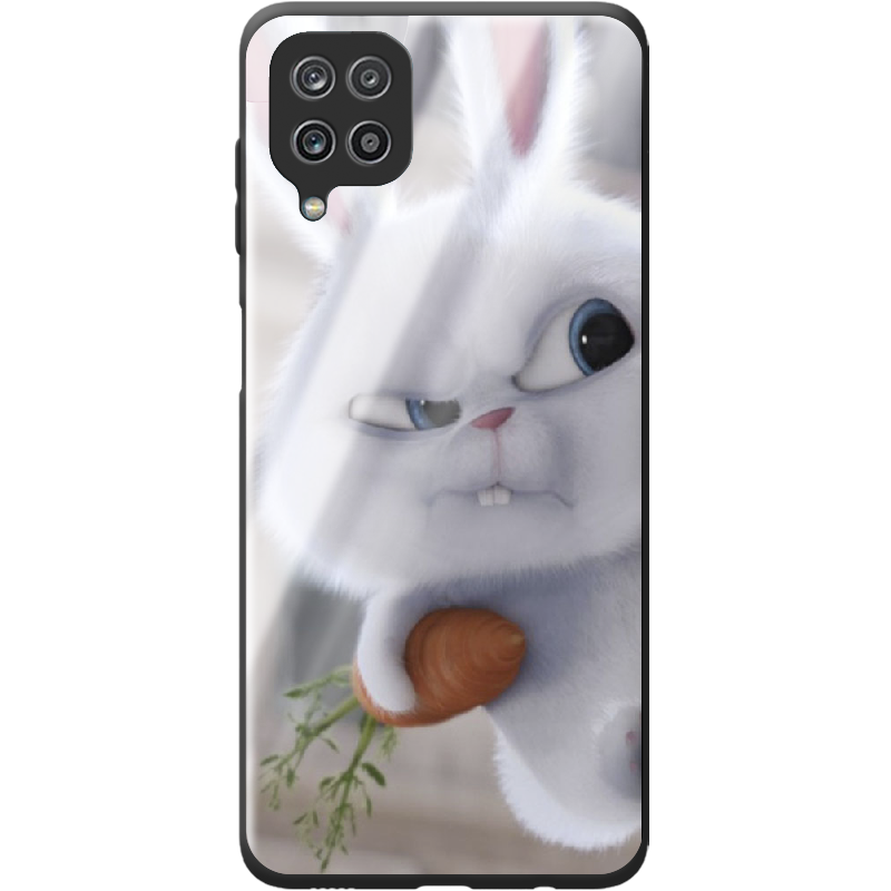 Чехол Boxface Samsung A225 Galaxy A22 Rabbit Snowball Черный силикон со стеклом (42748-up1116-44201)