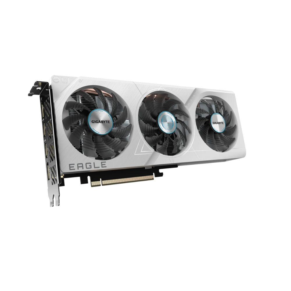 Видеокарта Gigabyte nVidia RTX4060 8 ГБ GDDR6/17000 МГц (GV-N4060EAGLEOC ICE-8GD) - фото 6