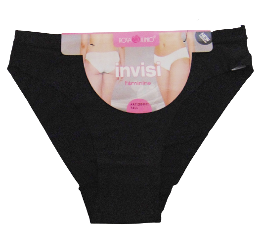 Женские трусики Invisi 90012 бесшовные XXL Черный (1649572091)