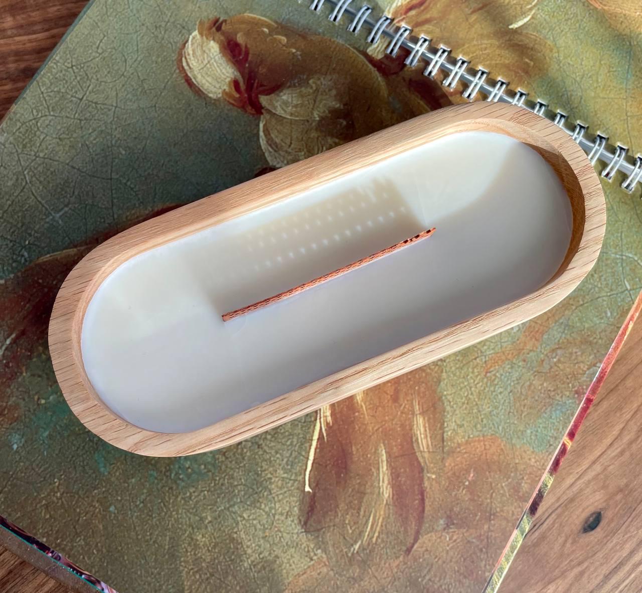 Свеча овальная соевая в дубовой емкости с деревянным фитилем 250 мл (9285194) - фото 5 Свеча овальная соевая в дубовой емкости с деревянным фитилем 250 мл (9285194) - фото 5