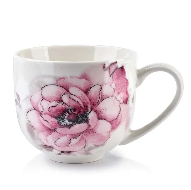 Комплект чашек фарфоровых Flora Ellie 380 мл 6 шт. (30120)