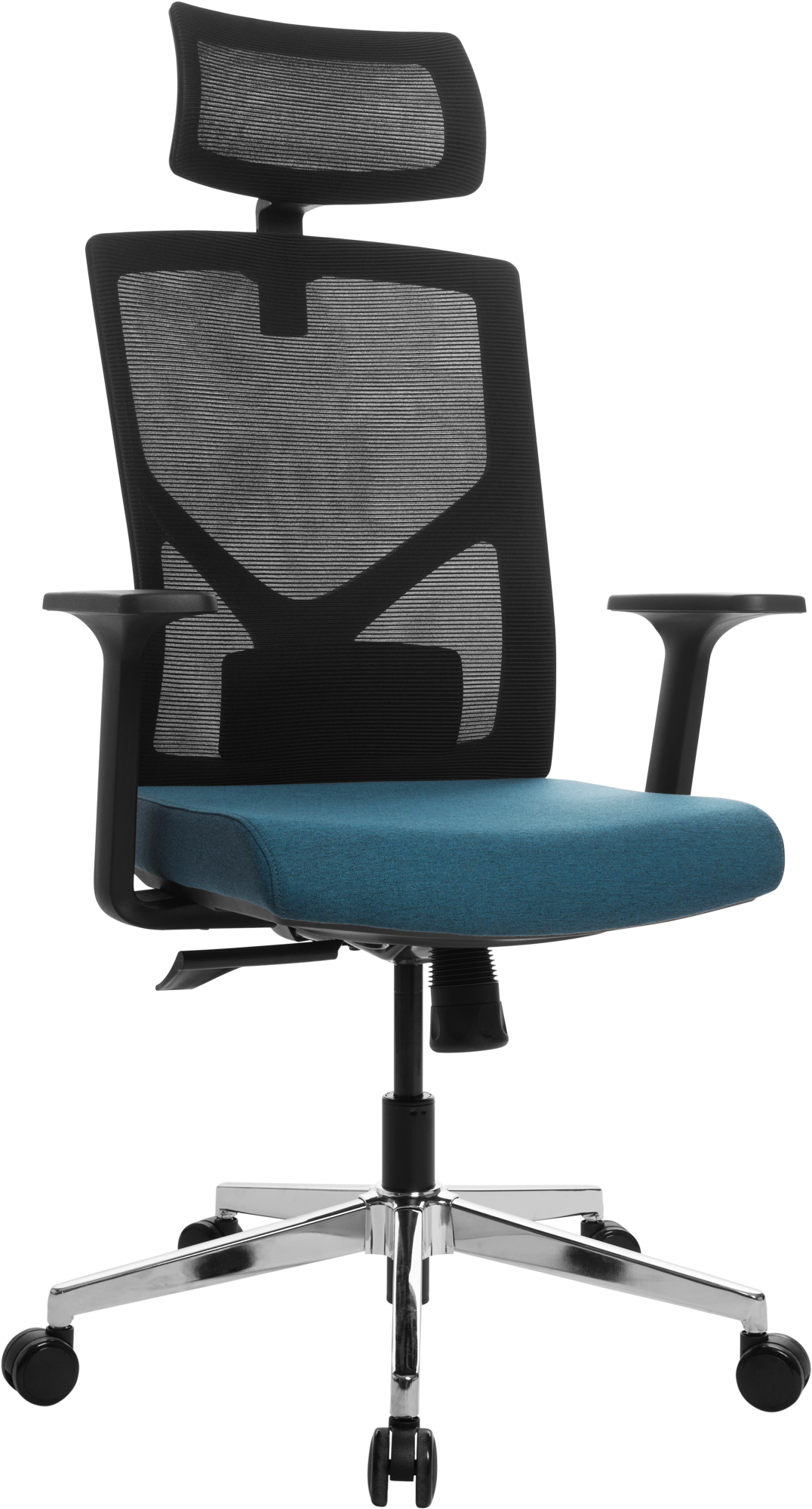 Кресло офисное GT Racer B-8005A Black/Blue
