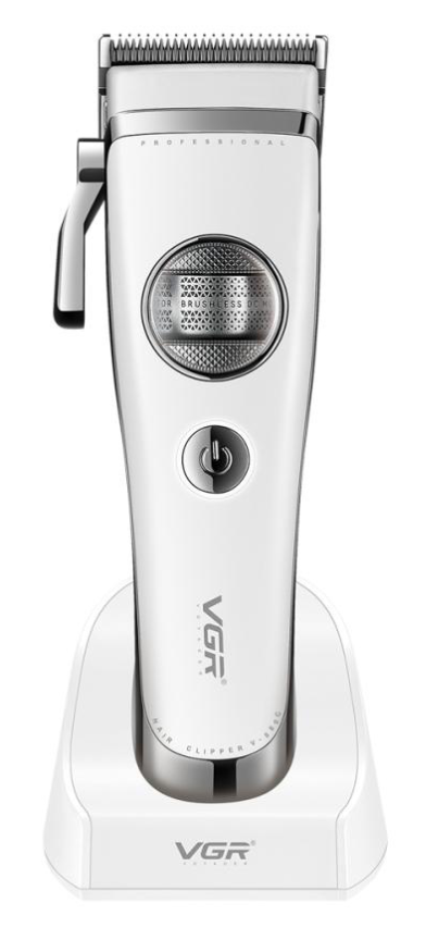 Машинка аккумуляторная VGR для стрижки White (V-880C)