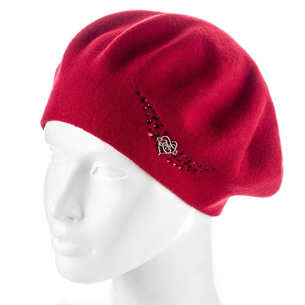 Берет женский со стразами Zolly ZH185 one size Красный (1663124975)