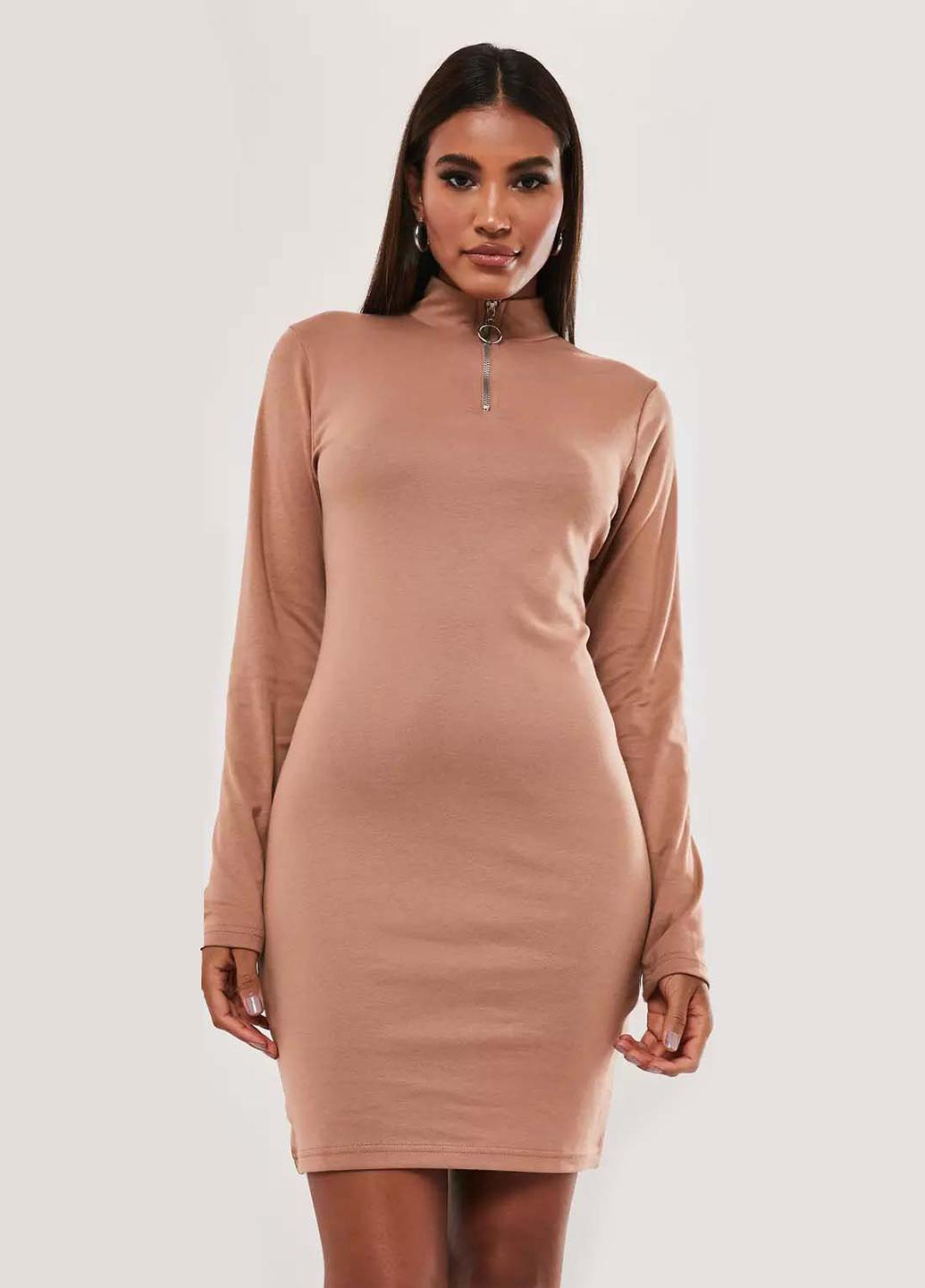 Платье H&M р. 38 Бежевый (10144953b33)