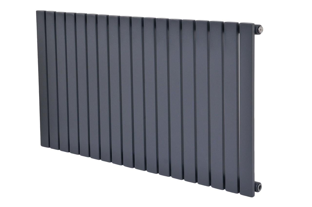 Радіатор опалення дизайнерський горизонтальний ARTTIDESIGN Terni G 18/600/1062 Сірий матовий (AD-TR G.18.60.106.G)