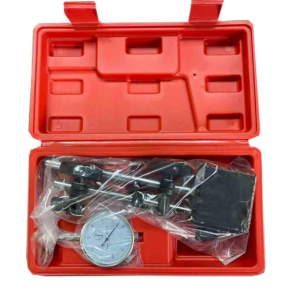 Індикатор стрілочного типу Kraft&Dele 0-10 мм зі стійкою на магнітному тримачі (KD11398)