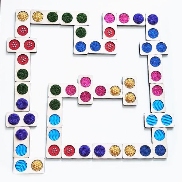 Настільна гра Zoia for Kids Доміно тактильне (М-008)