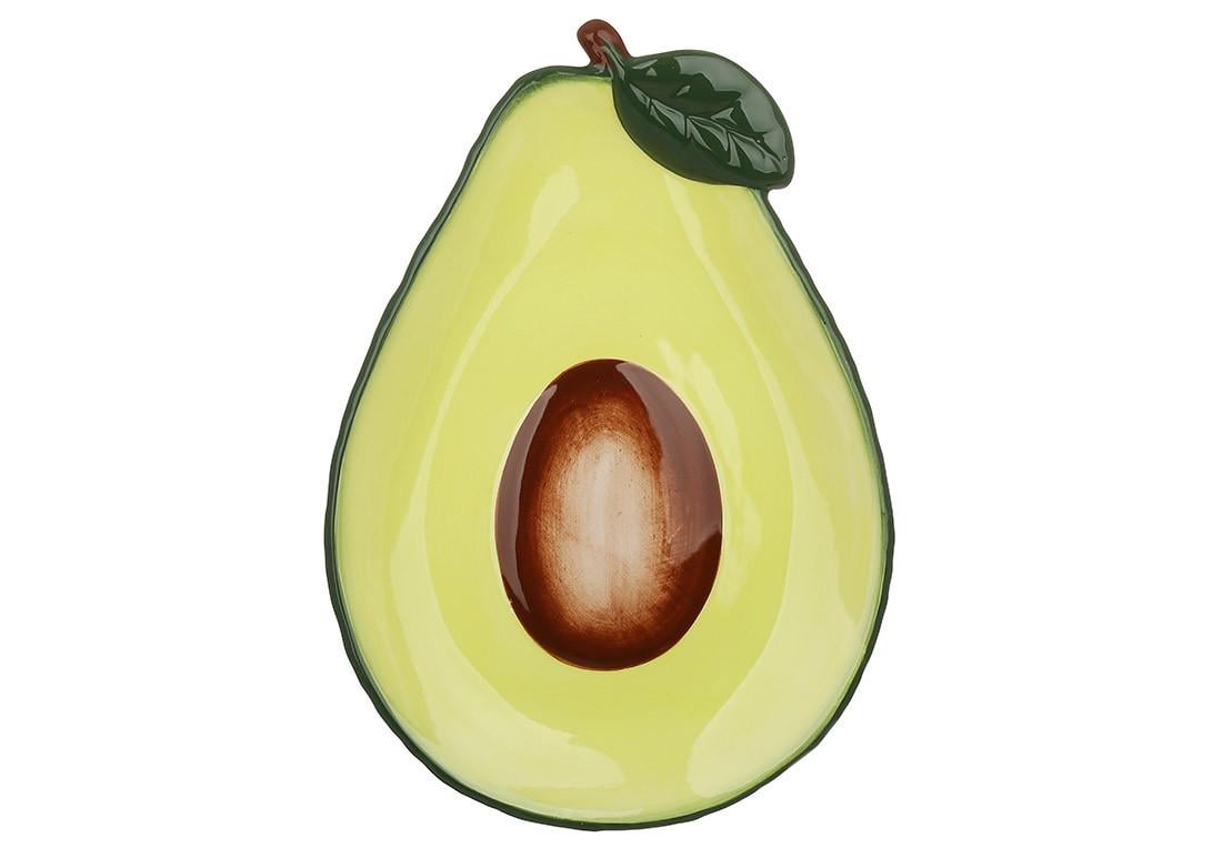 Тарілка керамічна BonaDi Avocado 25,5х17,5х2,5 см (928-154)