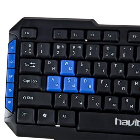 Клавиатура проводная USB Havit HV-KB327 Black - фото 3