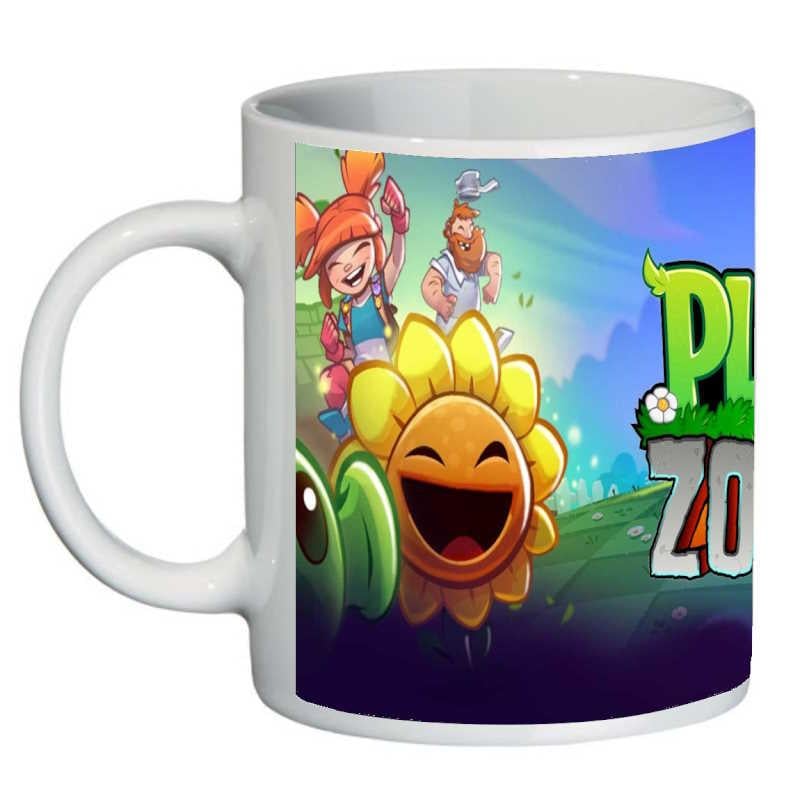 Чашка с принтом Растения против зомби 0011 (2449582869)