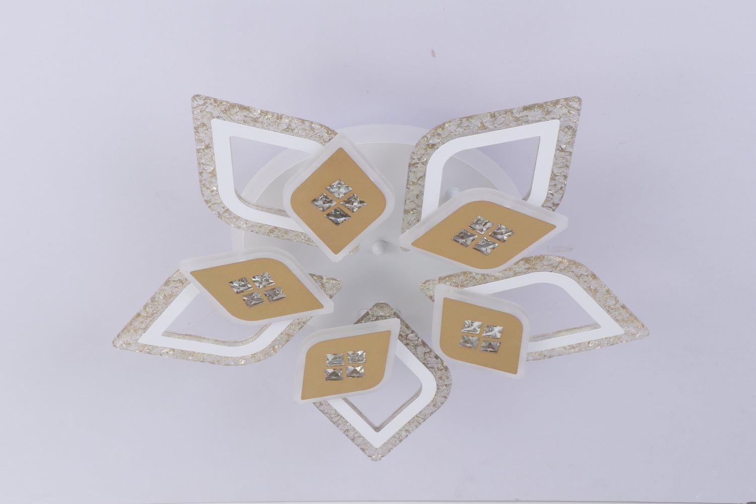 Люстра светодиодная с пультом Valeso V K39939-5+5+1 White/Gold (000036403) - фото 12 Люстра светодиодная с пультом Valeso V K39939-5+5+1 White/Gold (000036403) - фото 12