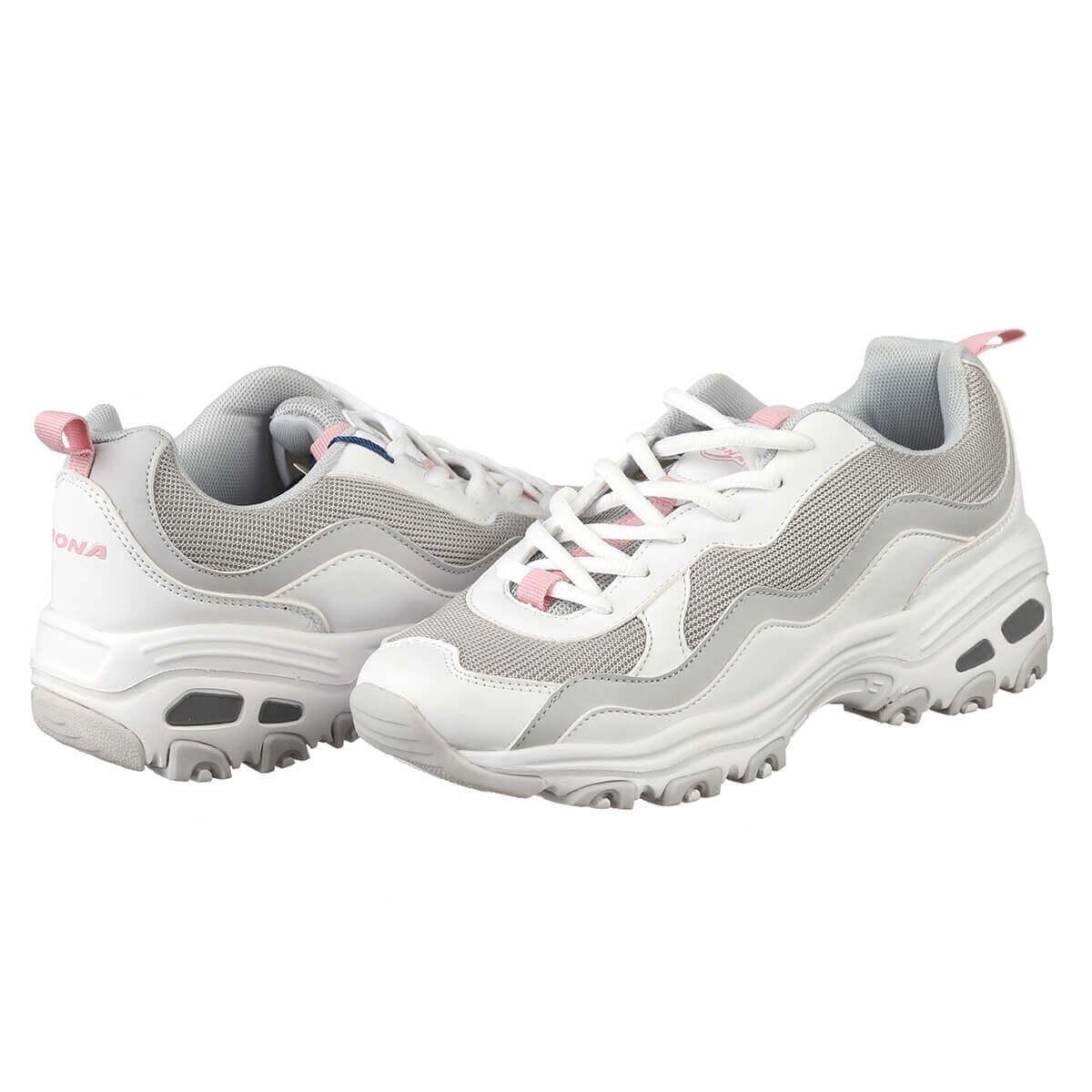 Кросівки жіночі Bona 183-2B комбіновані р. 40 Білий із сірим (02726)