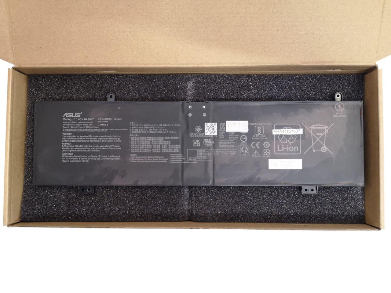 Аккумулятор для Asus ROG Zephyrus G16 GU605MV/GU605M/GU605MI/GU605MV/TUF Gaming A16/ProArt P16/C41N2303 5820 mAh 90Wh (000013249)