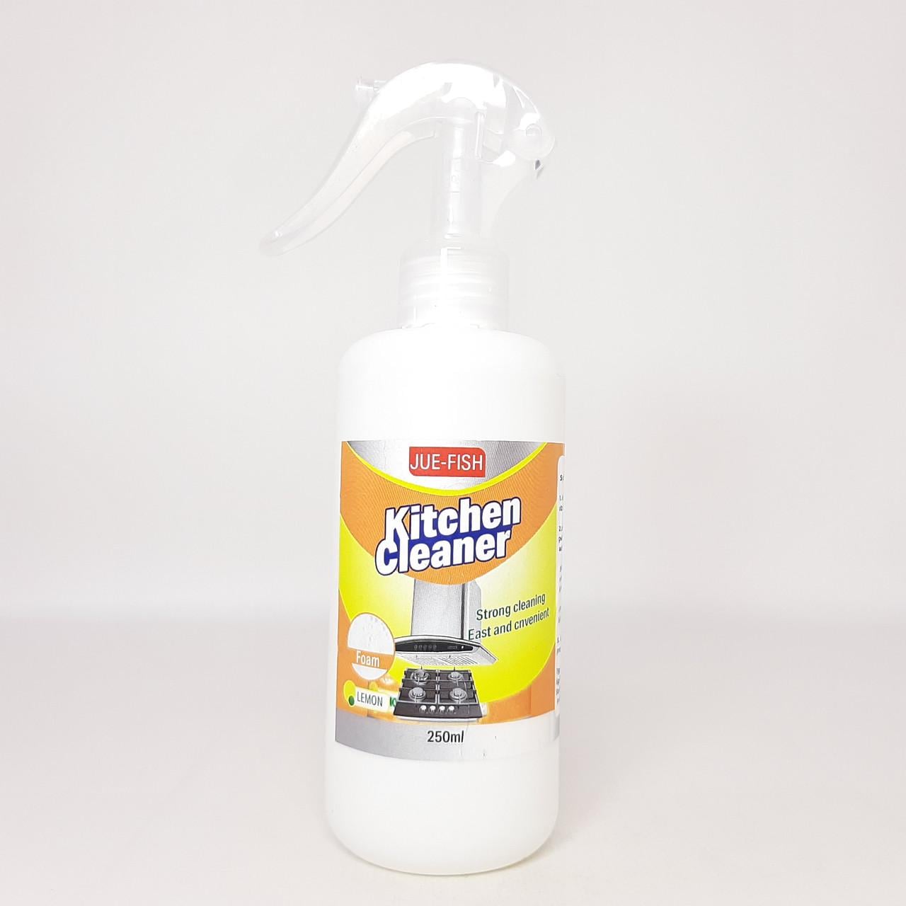 Спрей для кухни очищающий Jue-Fish Kitchen Cleaner пенный 250 мл (X-2323)