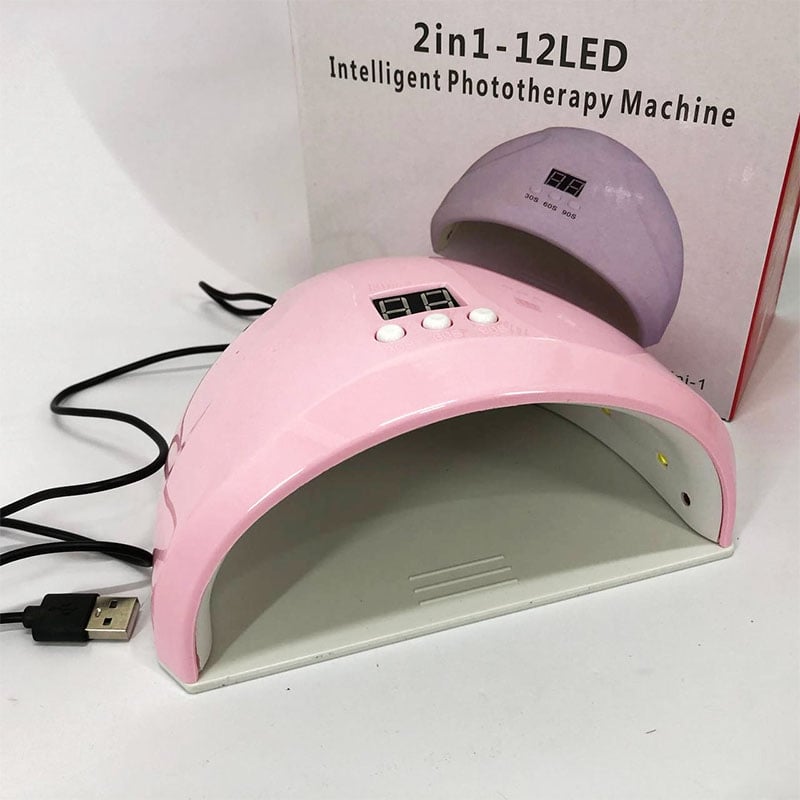 Лампа для манікюру FD 258 Beauty Nail 36W Pink (23252062) - фото 7