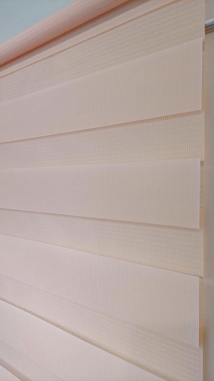 Рулонная штора день-ночь Miranda ВМ-1202 30х130 см Персиковый (ВМ-1202-50) - фото 5 Рулонная штора день-ночь Miranda ВМ-1202 30х130 см Персиковый (ВМ-1202-50) - фото 5