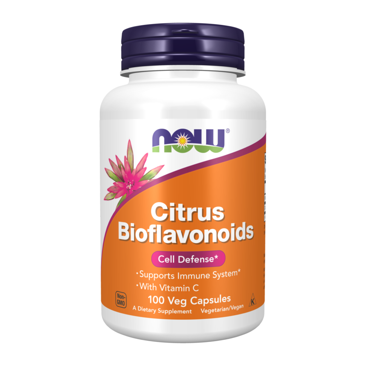 Цитрусові біофлавоноїди з вітаміном С та рутином Now Foods Citrus Bioflavonoids 700 мг 100 капсул (CO002761)