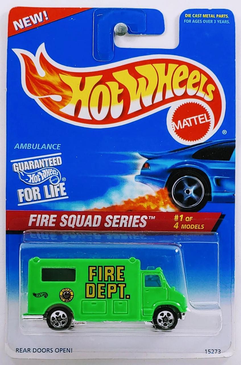 Игрушечная машинка Hot Wheels Ambulance 1996 Fire Squad №424 (15273)