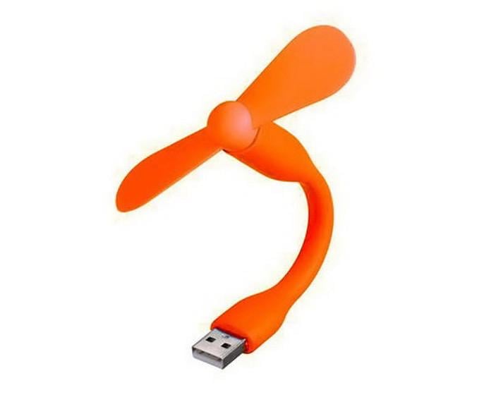 Вентилятор гибкий USB Оранжевый (2801)