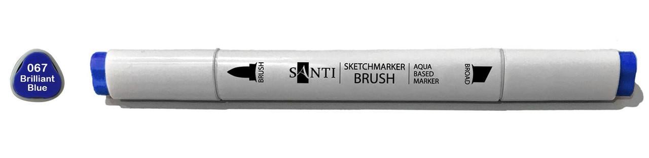 Маркер акварельный Santi sketch Голубой бриллиант