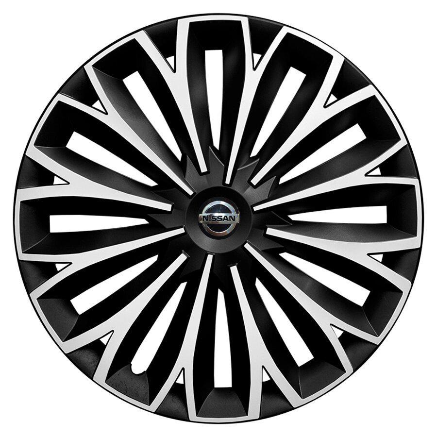 Комплект колпаков JAWOPLAST Sigma Duo R15 для Nissan 4 шт. Silver/Black (28434605)