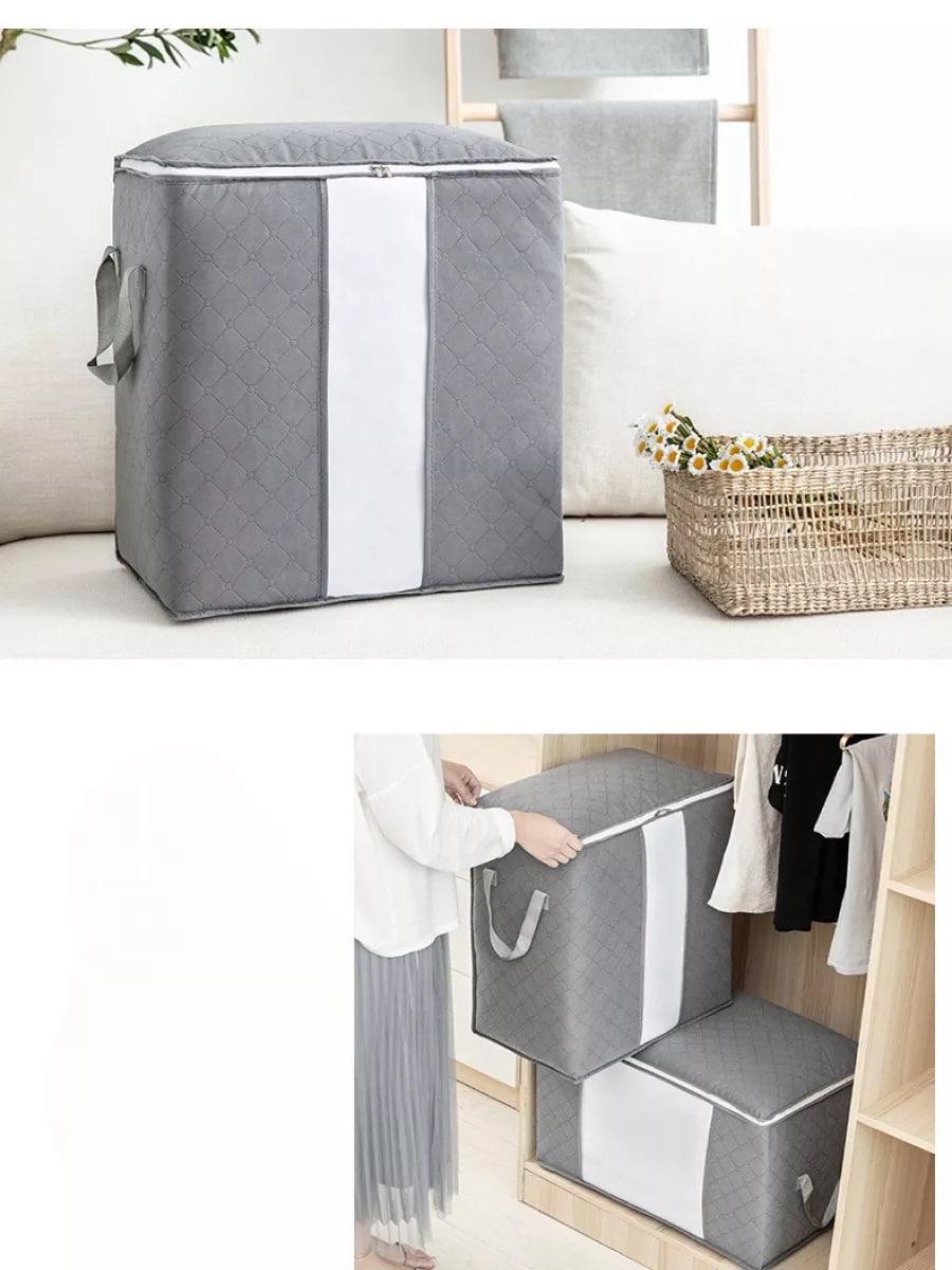 Набор органайзеров для хранения одежды/постельного белья/одеял и подушек 48х46х28 см (60013/1) - фото 7