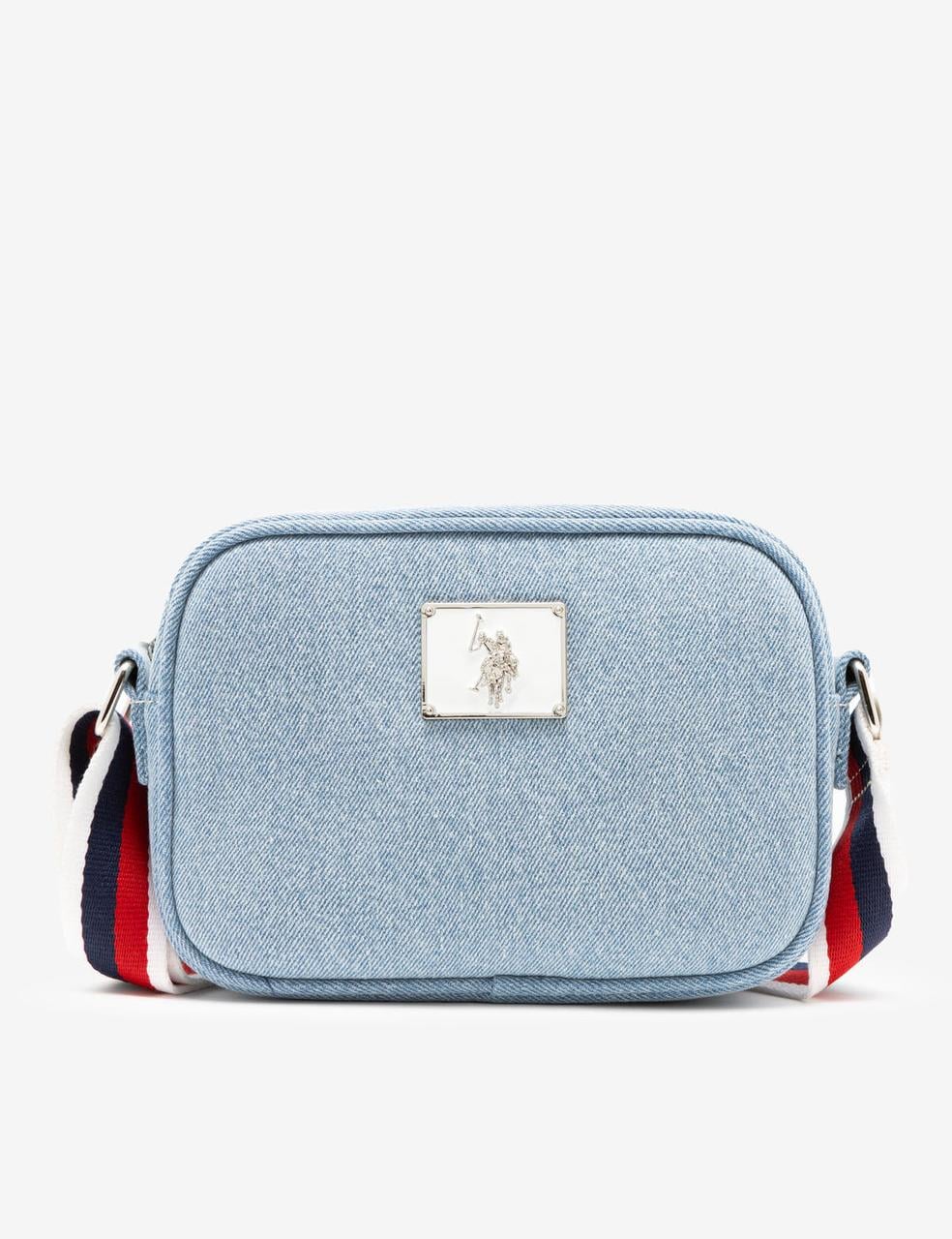 Женская сумка кросс-боди U.S. Polo ASSN DENIM CROSSBODY Blue (2222875424)