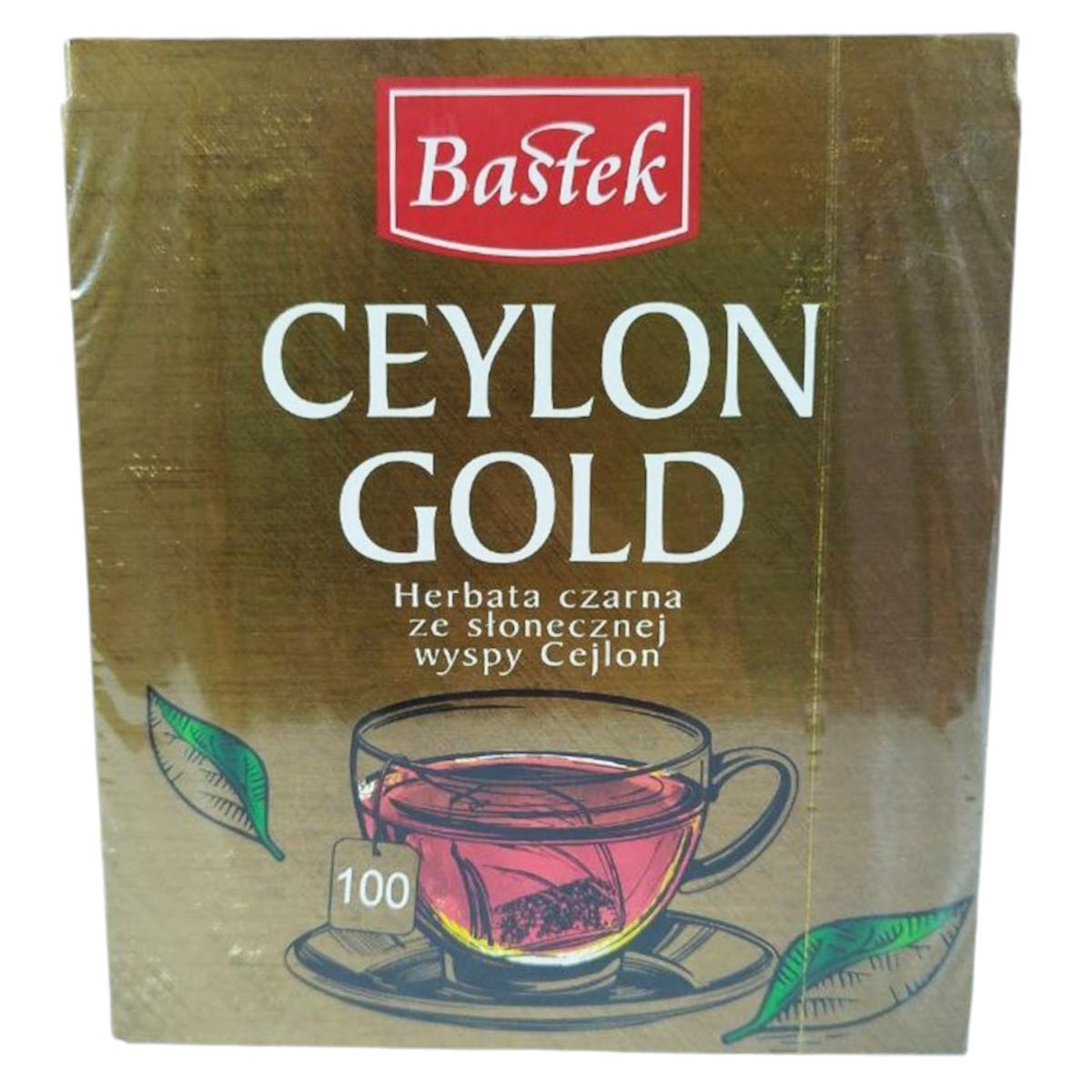 Чай черный BASTEK COFFEE & TEA Ceylon Gold 100 пакетиков