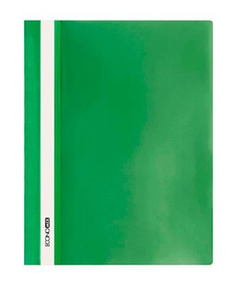 Папка-швидкозшивач Economix A4 з прозорим верхом без перфорації Зелений (E31511-04) Папка-швидкозшивач Economix A4 з прозорим верхом без перфорації Зелений (E31511-04)