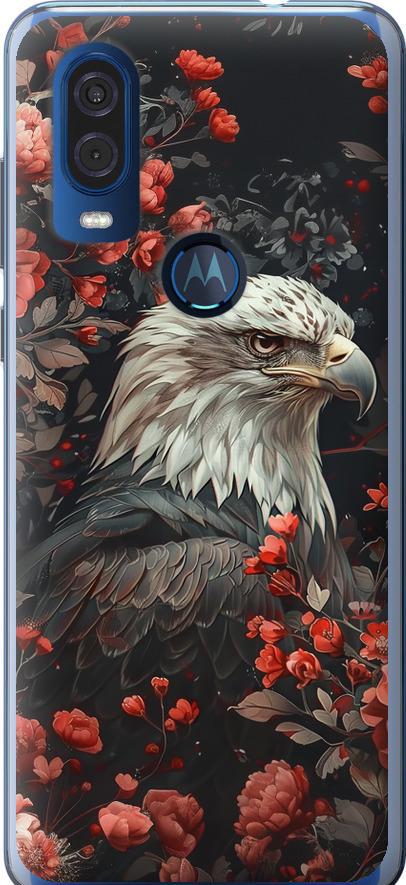 Чехол на Motorola One Vision Цветочный страж (6102u-1782-42517)
