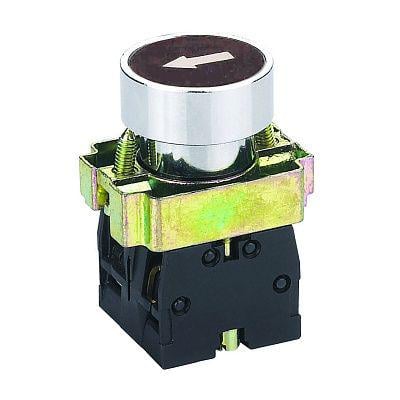 Кнопка керування CHINT NP2-BA2351 Вгору 1NO 22 мм Чорний (576036)