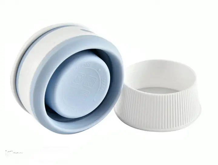 Чашка силіконова SILICON MAGIC CUP з герметичною кришкою та напувалкою Синій (7194) - фото 2