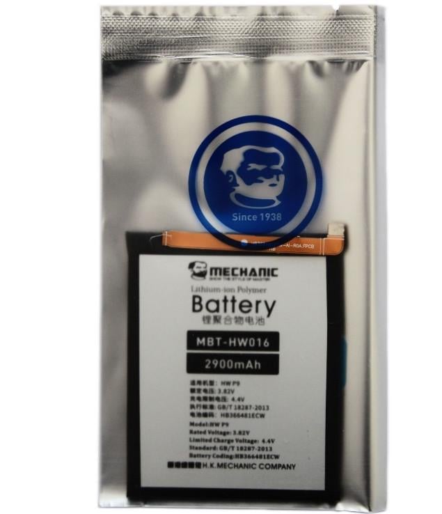 Аккумулятор MECHANIC HB366481ECW 2900 mAh для Huawei P8 Lite 2017/P9 Lite/P20 Lite/Y6 2018