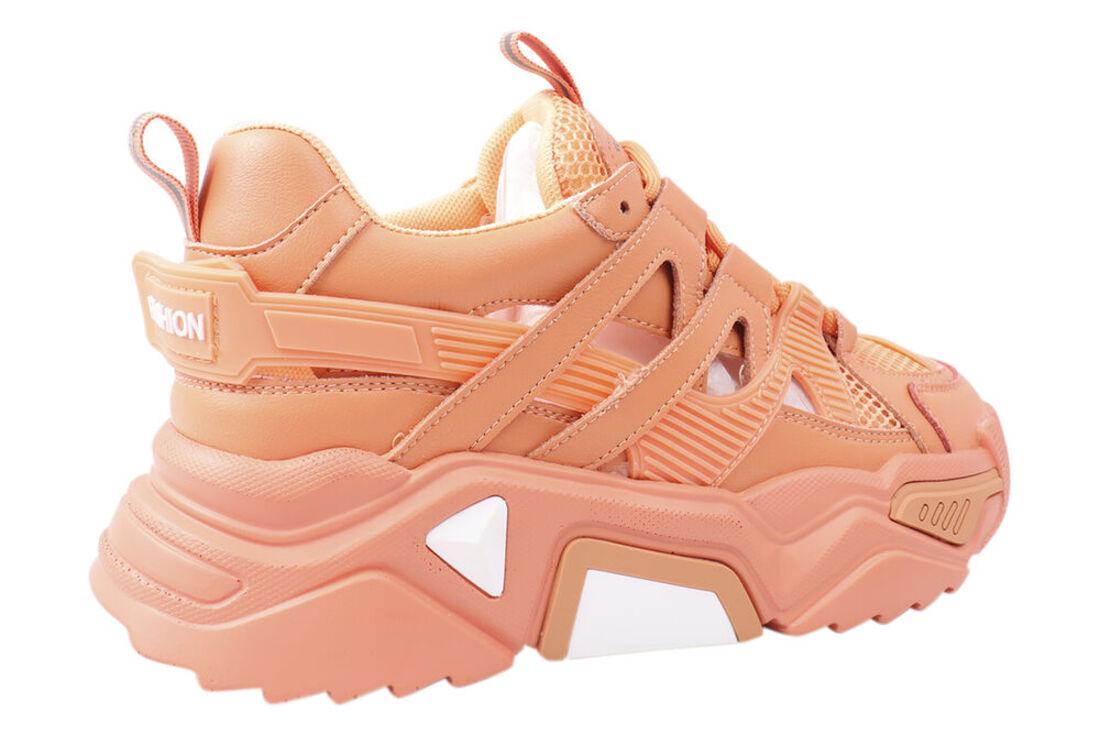 Кросівки жіночі Vikonty зі шкіри на низькому ходу на шнурівці р. 37 Помаранчевий (258-21LK) - фото 4 Кросівки жіночі Vikonty зі шкіри на низькому ходу на шнурівці р. 37 Помаранчевий (258-21LK) - фото 4