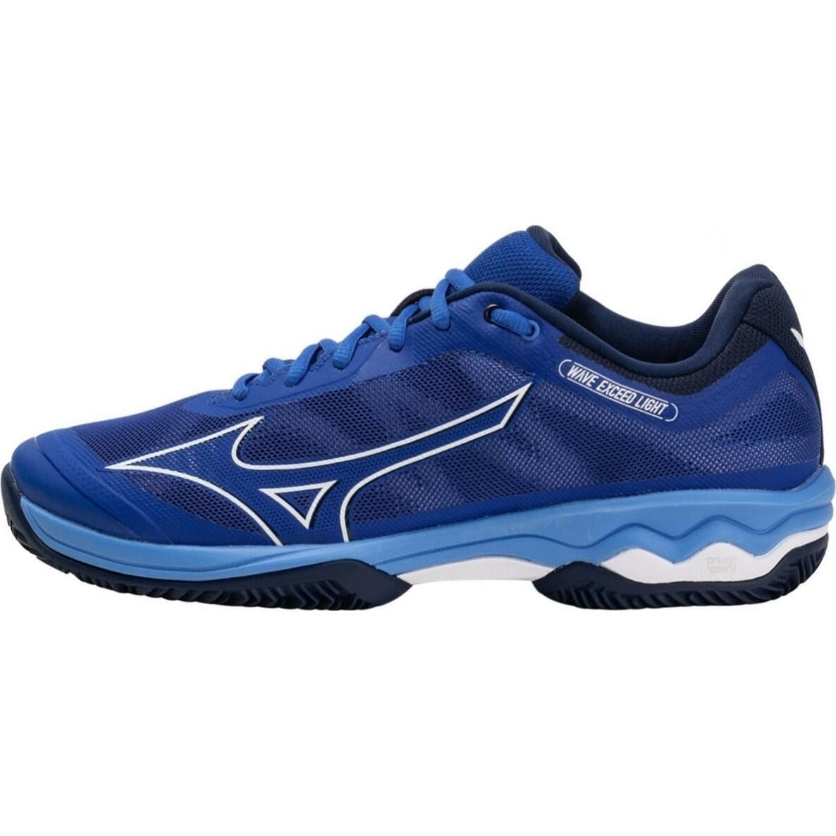 Кроссовки теннисные Mizuno WAVE EXCEED LIGHT CC р. EU-40,5 Темно-сине-белый (61GC2220-26)