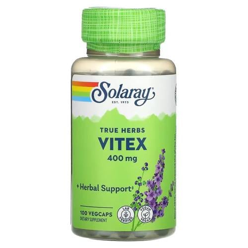 Витекс священный Solaray Vitex 400 мг 100 VegCaps (SOR-01645) Витекс священный Solaray Vitex 400 мг 100 VegCaps (SOR-01645)