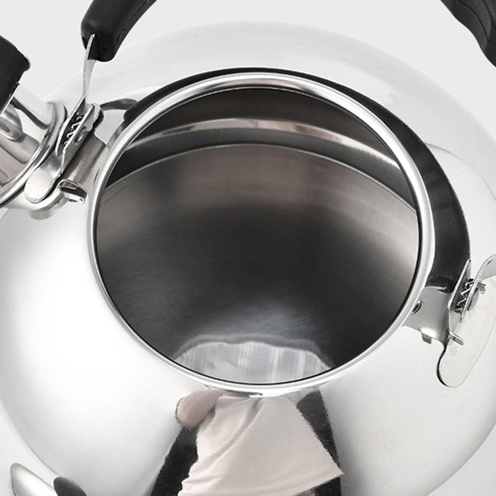 Чайник для плиты со свистком RetroSteel нержавеющая сталь капсульное дно 1,5 л (03-DE-521) - фото 8 Чайник для плиты со свистком RetroSteel нержавеющая сталь капсульное дно 1,5 л (03-DE-521) - фото 8