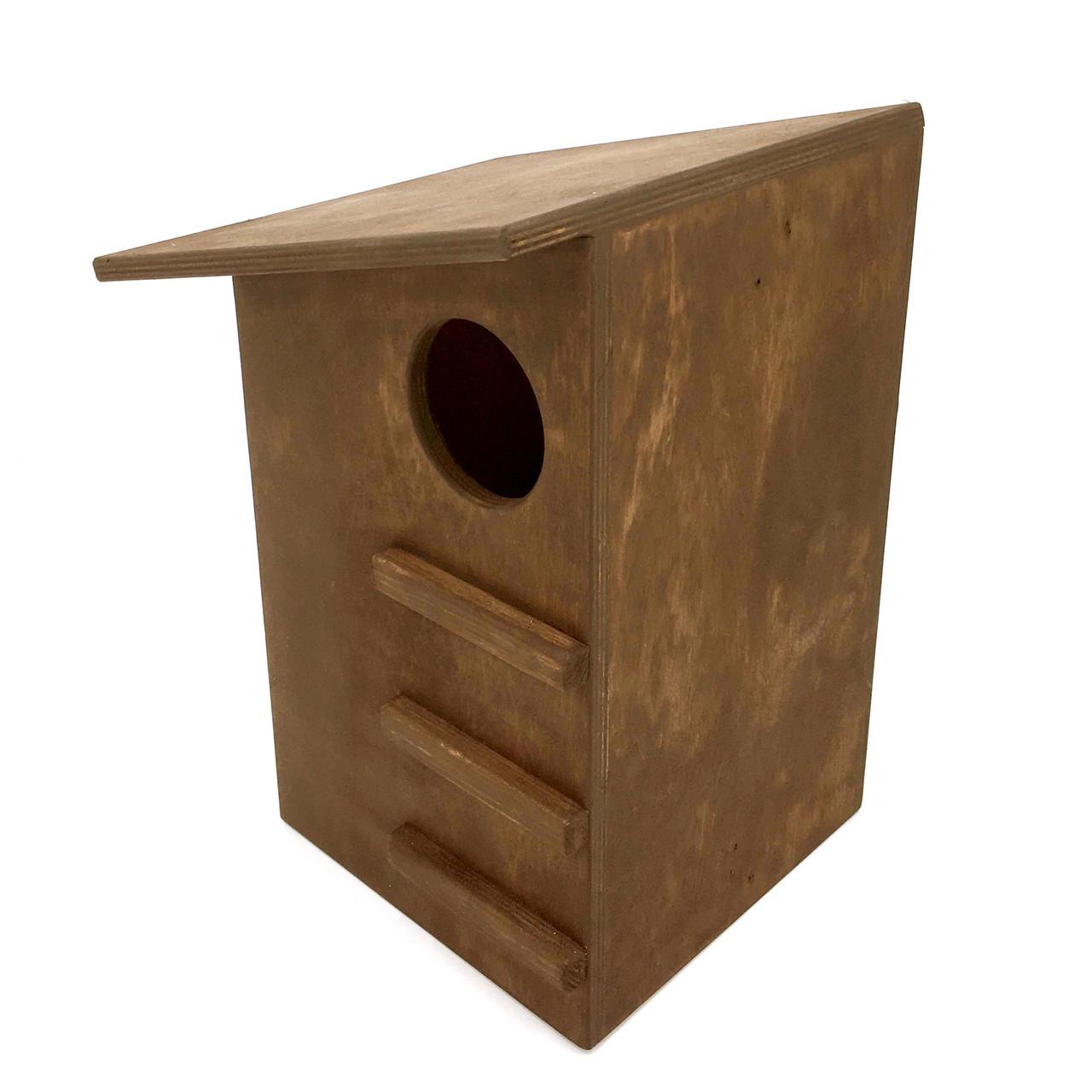 Домик для белок из дерева Пекан Капучино (ДДБ-000609) - фото 2 Домик для белок из дерева Пекан Капучино (ДДБ-000609) - фото 2